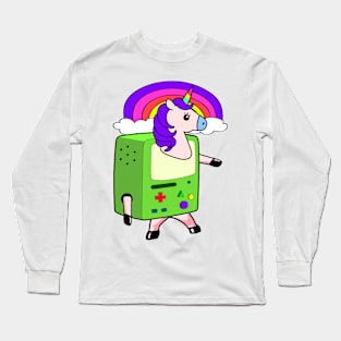 Uni - Remote Me - Green Long Sleeve T-Shirt